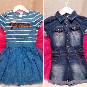 GIRLS GUESS DRESS & ROMPER BUNDLE
